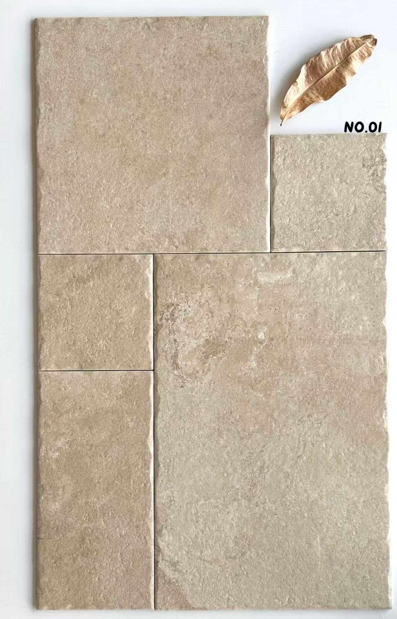 异形拼法式莱姆石